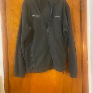 Columbia Dark Gray Full-Zip Fleece Jacket